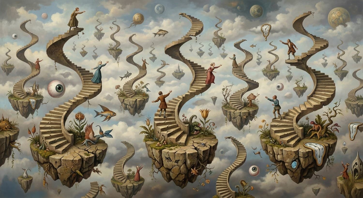 The Archipelago of Stairs - Fragmented digital islands