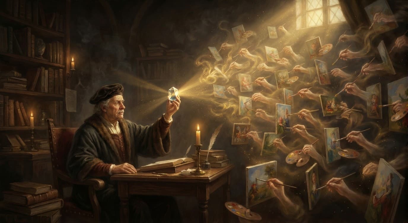 The Quill of Light - AI as creative leverage